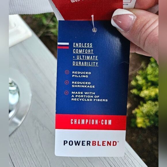 Champion Powerblend BF Graphic Crew women's sweatshirt NEW W TAGS XS - Picture 10 of 14